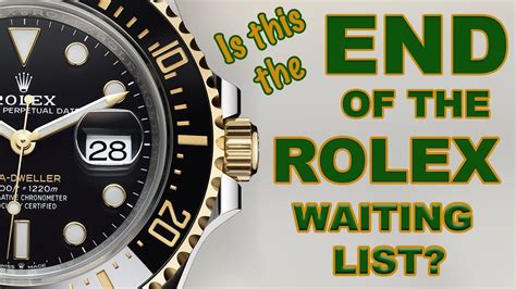 rolex waiting list 2022.